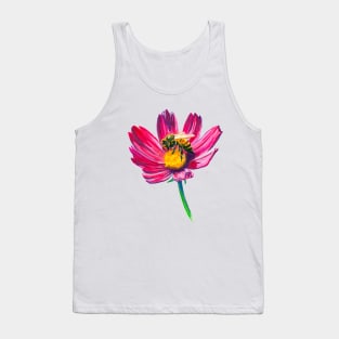Pink Cosmo with Bee Tank Top